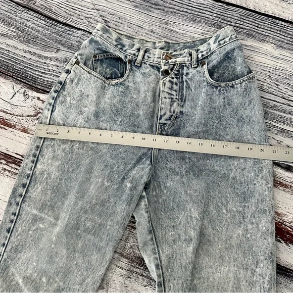 Gitano 80’s Vintage Acid Wash High Rise Jeans - Picture 11 of 12